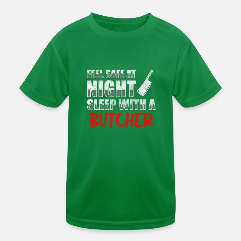 Metzger Fleischerei Beruf Kinder Funktions-T-Shirt