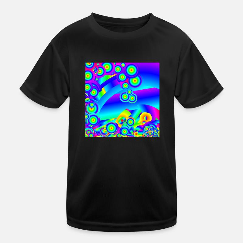 Abstrait Vagues de l’océan T-shirt sport Enfant