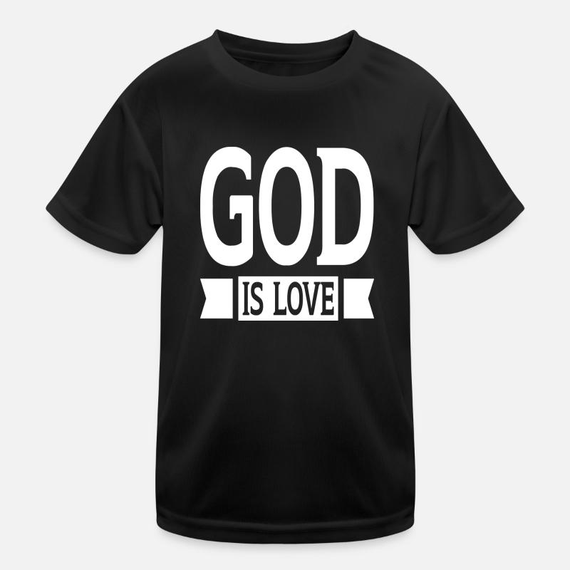 God Is Love Kids Functional T-Shirt