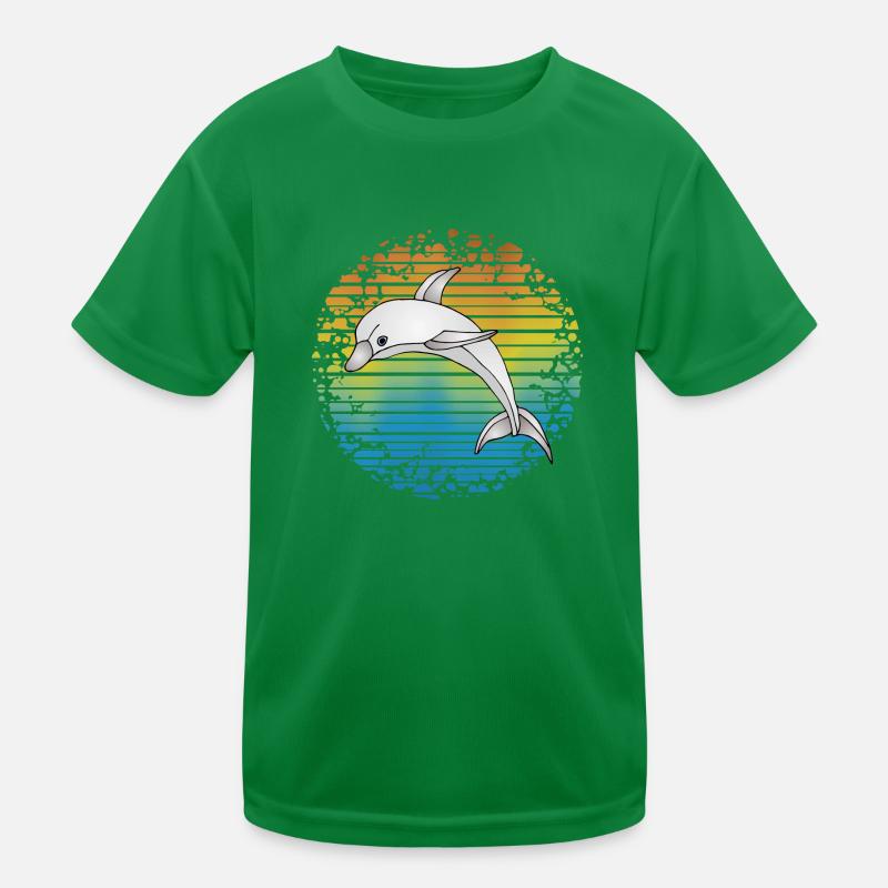 Delfin Kinder Funktions-T-Shirt
