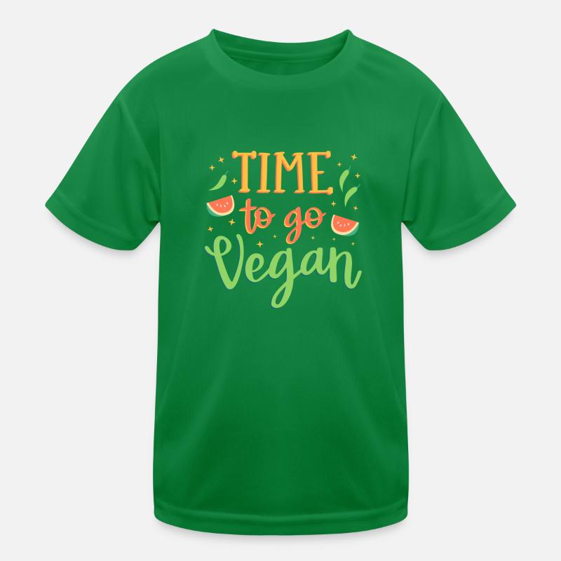 Es ist Zeit, vegan zu werden Kinder Funktions-T-Shirt