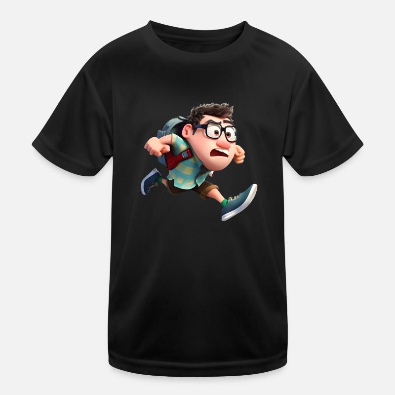 Verpixelte Kumpels Kinder Funktions-T-Shirt