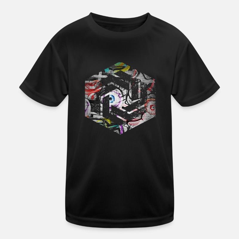Hexagon-Programmierung Programmierer Codierung geometrisch Kinder Funktions-T-Shirt