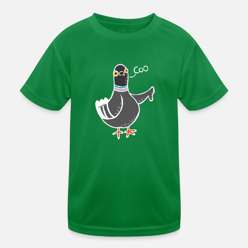 Coo / Boo Taube (Weiß) Kinder Funktions-T-Shirt