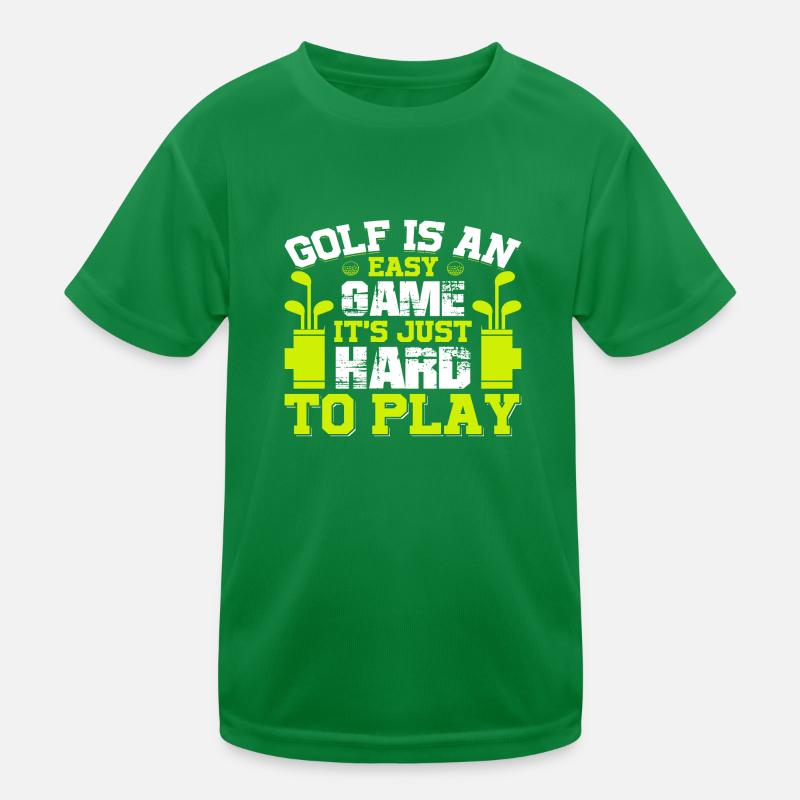 Le golf est un jeu facile, il est juste difficile de jouer T-shirt sport Enfant