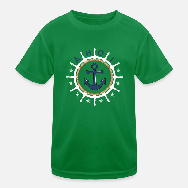 Ahoy Volant Ancre Étoile de mer T-shirt sport Enfant