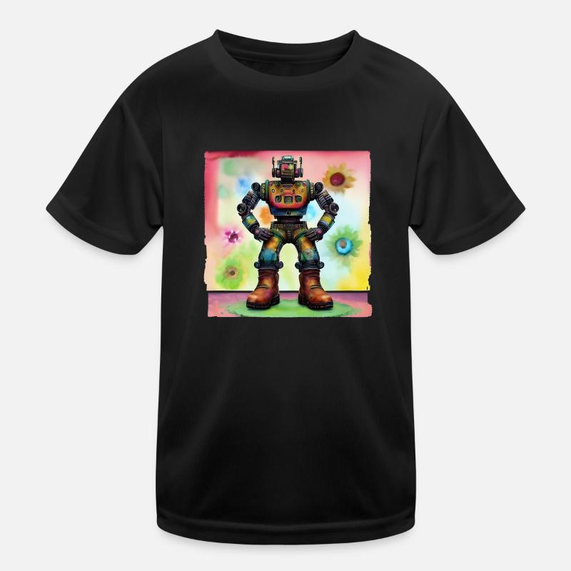 Robo Flower Kids Functional T-Shirt