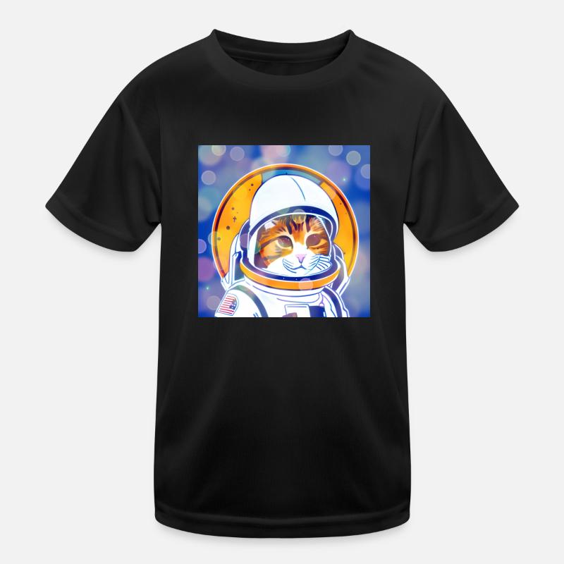 Astro-Katze Kinder Funktions-T-Shirt