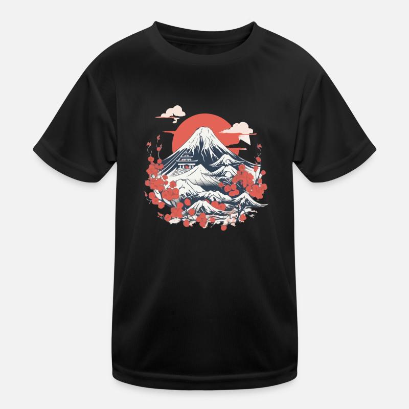 Japanese folklore Kids Functional T-Shirt