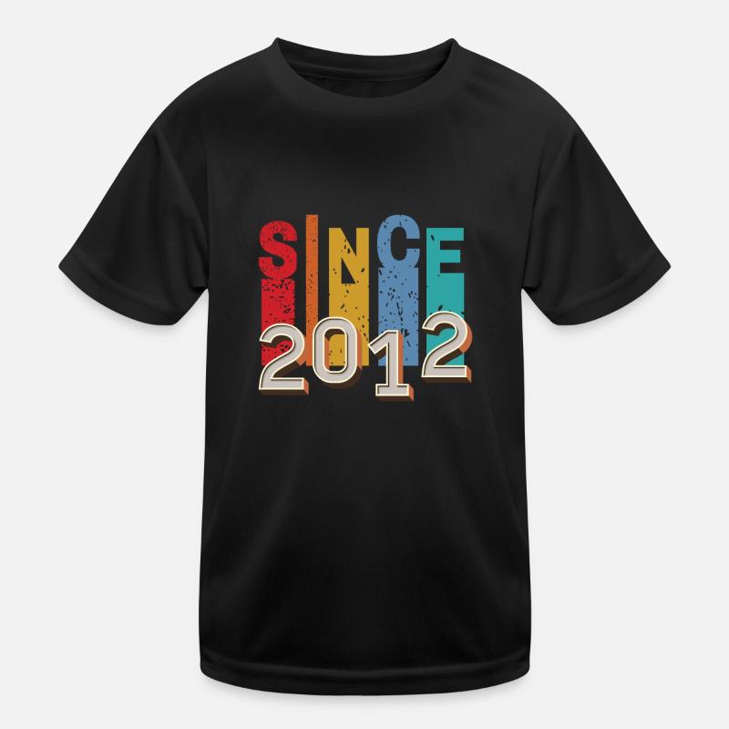 Seit 2012 retro Kinder Funktions-T-Shirt
