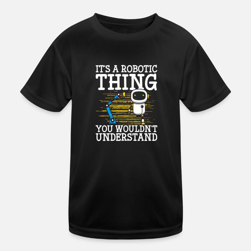 Roboter Zahnrad Cyborg Kinder Funktions-T-Shirt