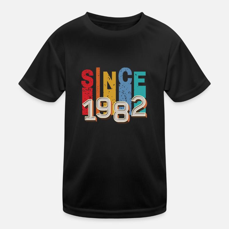 Seit 1982 retro Kinder Funktions-T-Shirt