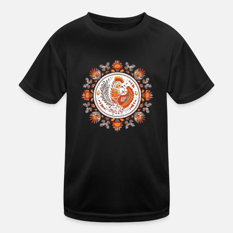 Vintage-Vogel Kinder Funktions-T-Shirt