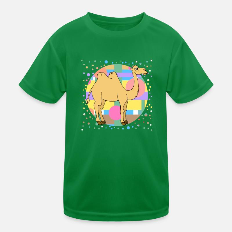 Kamel Kinder Funktions-T-Shirt