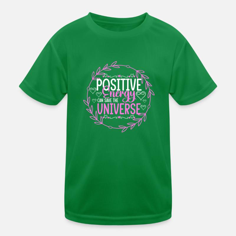 Positief Versterk het zelfvertrouwen Functioneel T-shirt voor kinderen