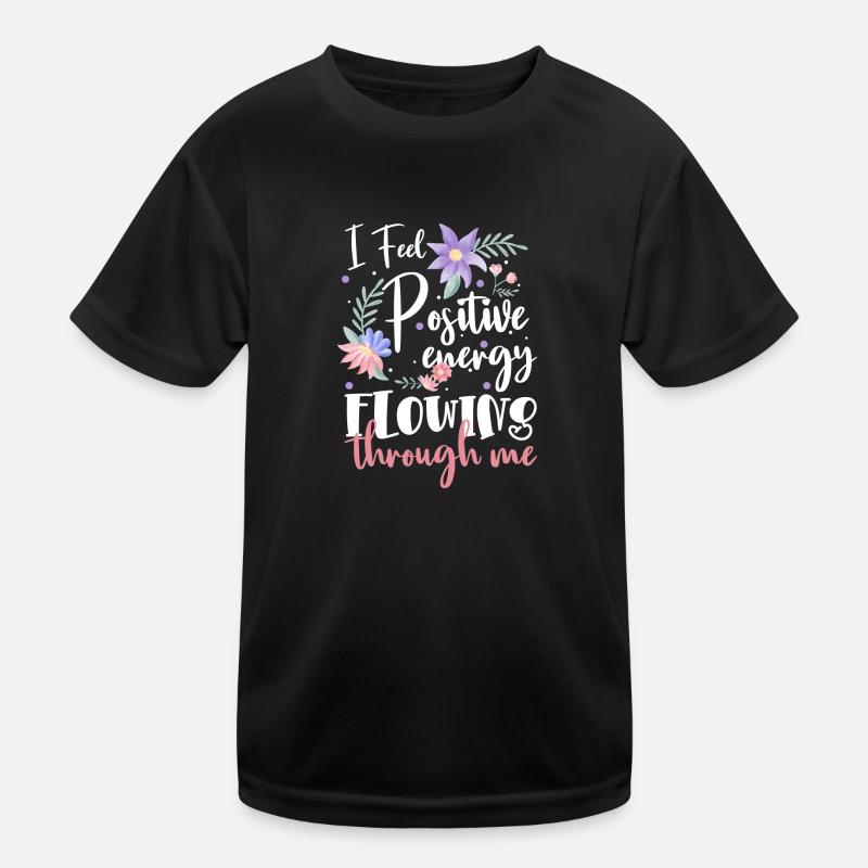 Positif, optimiste, amour de soi T-shirt sport Enfant
