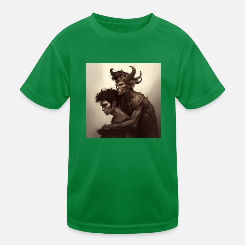 Possessed by the devil Kids Functional T-Shirt
