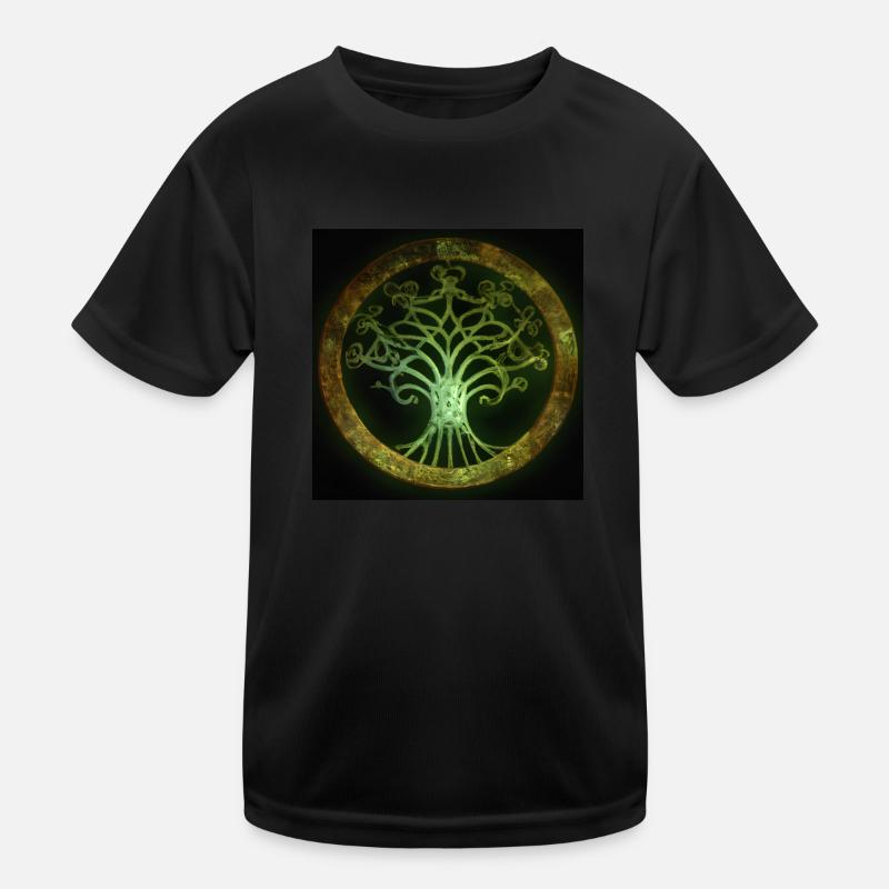 Keltischer Baum des Lebens Kinder Funktions-T-Shirt