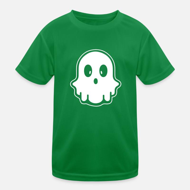 Ghost Ghosts Witching Hour Halloween Kids Functional T-Shirt