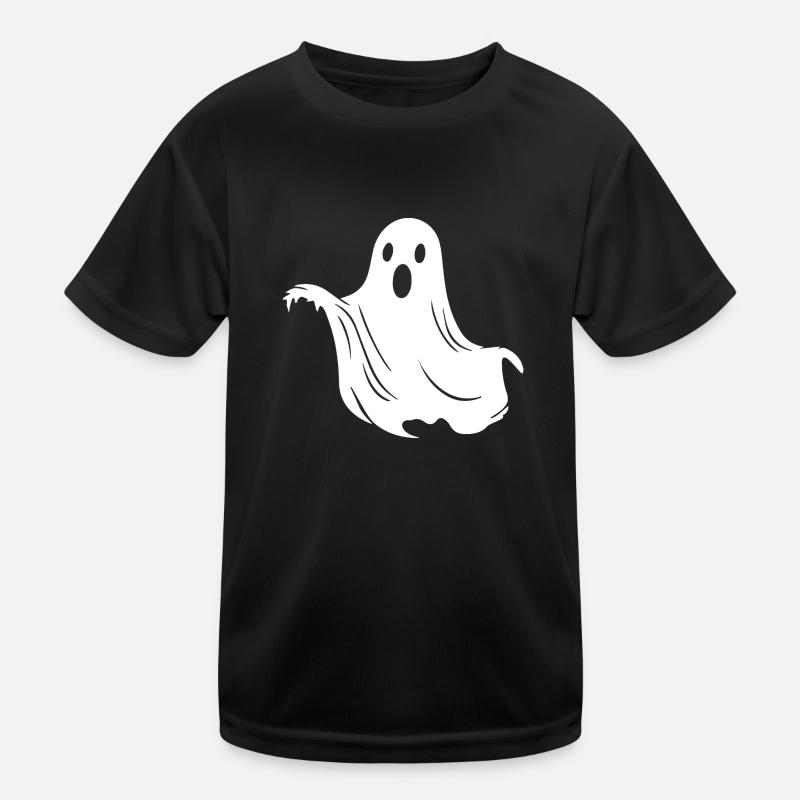 Ghost Ghosts Witching Hour Halloween Kids Functional T-Shirt