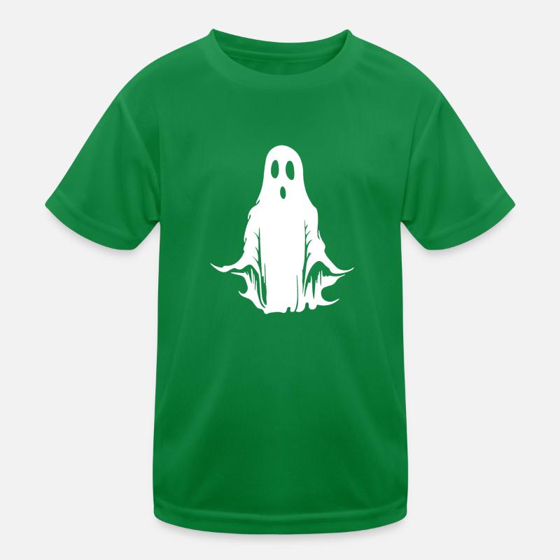 Ghost Ghosts Witching Hour Halloween Kids Functional T-Shirt