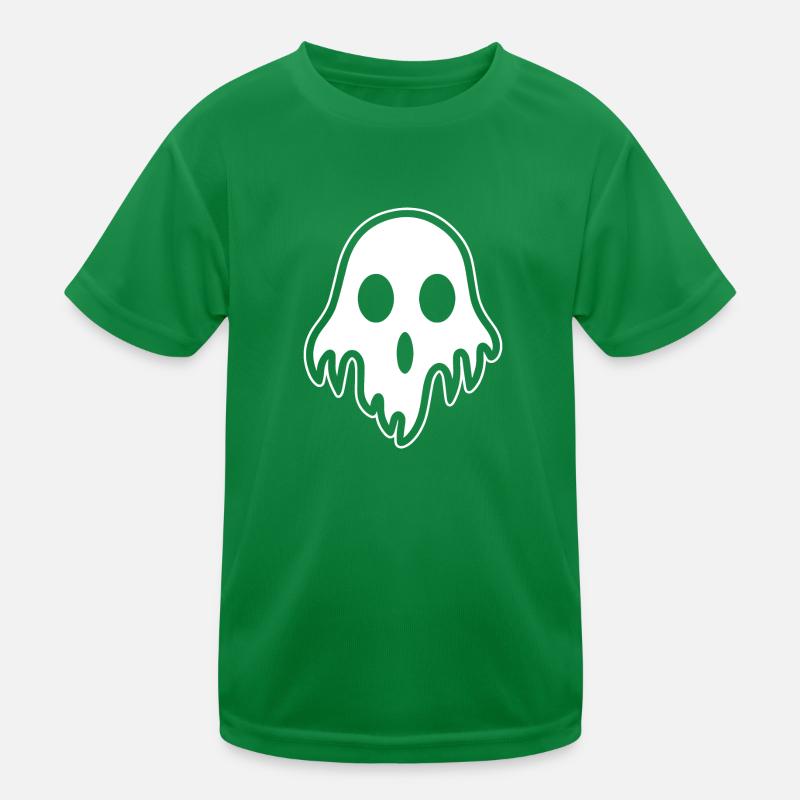 Ghost Ghosts Witching Hour Halloween Kids Functional T-Shirt