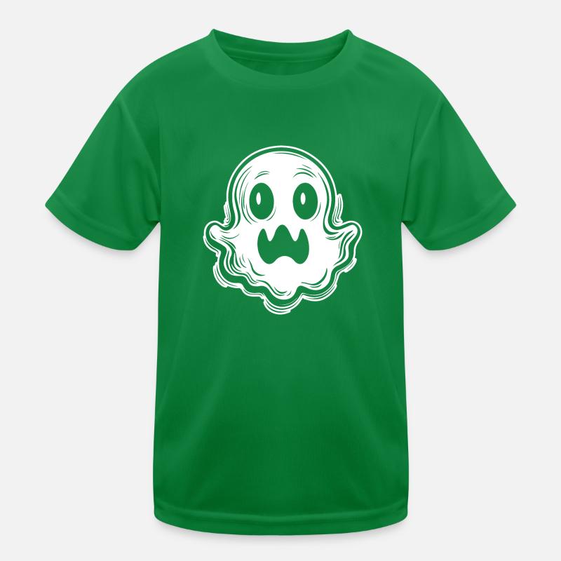 Ghost Ghosts Witching Hour Halloween Kids Functional T-Shirt