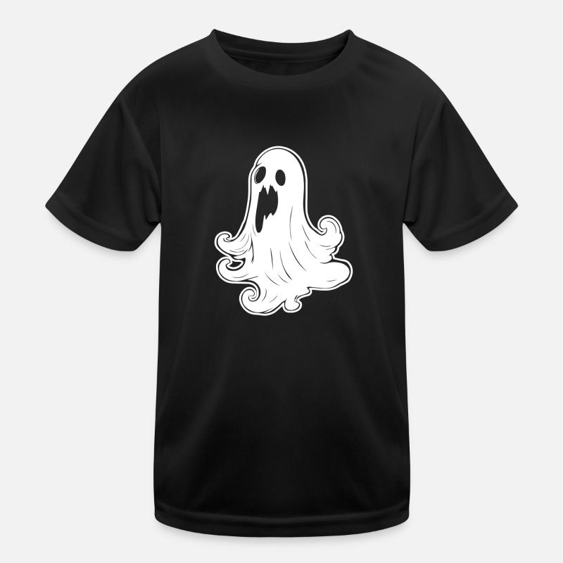 Ghost Ghosts Witching Hour Halloween Kids Functional T-Shirt