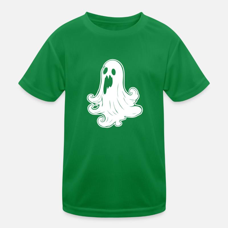 Ghost Ghosts Witching Hour Halloween Kids Functional T-Shirt