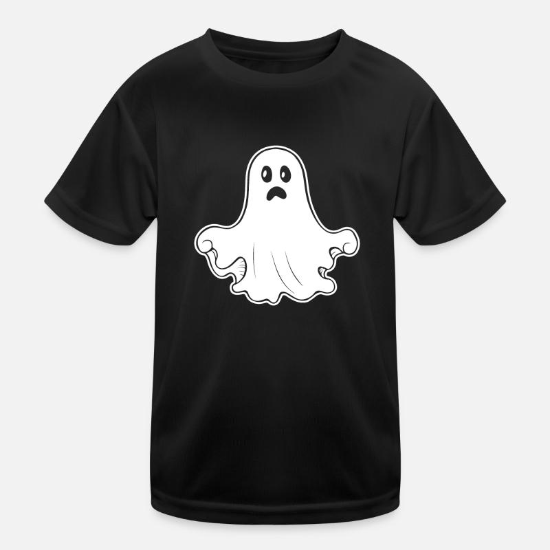 Ghost Ghosts Witching Hour Halloween Kids Functional T-Shirt