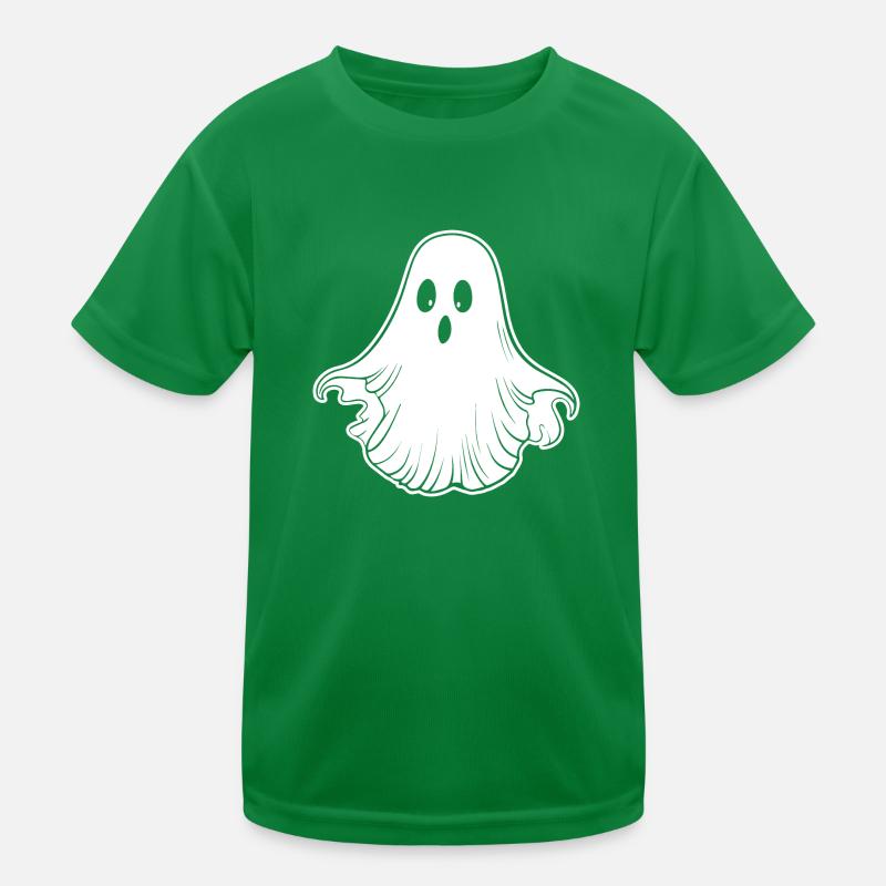 Ghost Ghosts Witching Hour Halloween Kids Functional T-Shirt