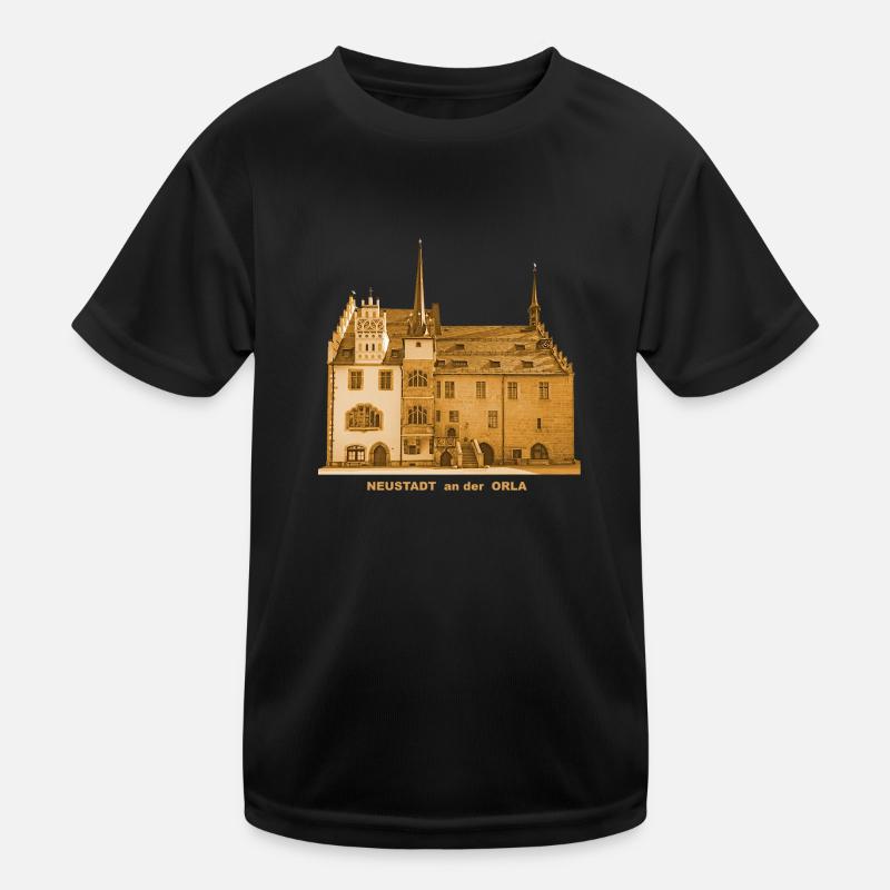 Neustadt an der Orla Thuringia town hall Kids Functional T-Shirt