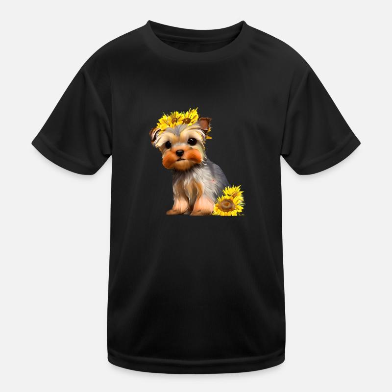 Propriétaire de chien Yorkshire Terrier chiot T-shirt sport Enfant