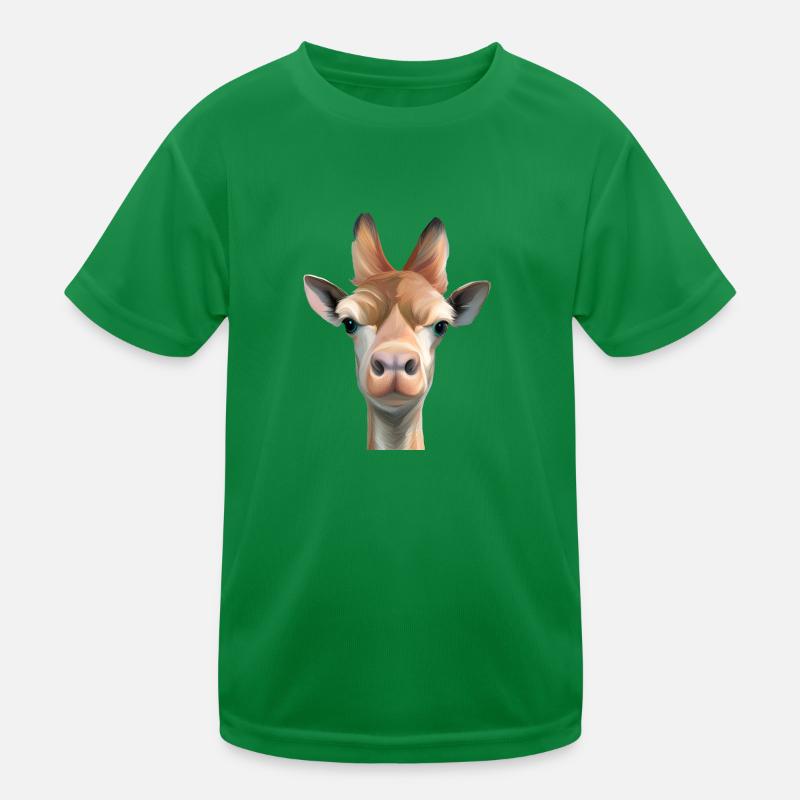 girafe T-shirt sport Enfant