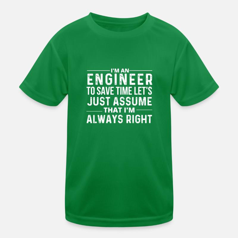 Funny Engineer, Engineer Gifts, Engineer Student Kids Functional T-Shirt