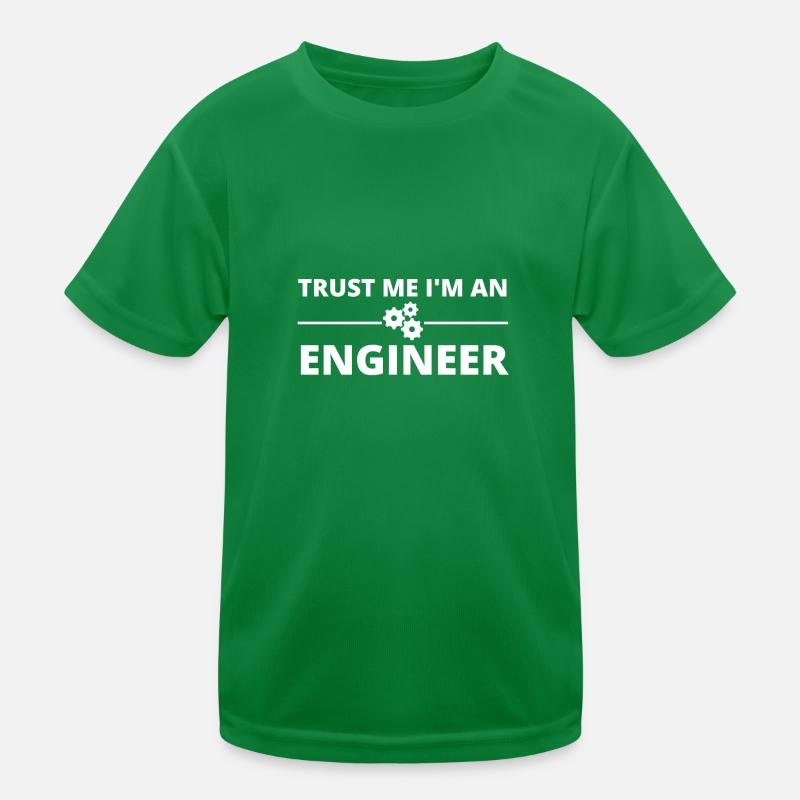 Vertrau mir, ich bin Ingenieur Kinder Funktions-T-Shirt