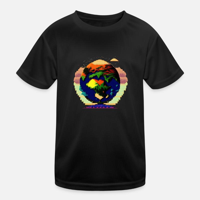 The Earth in all its states Kids Functional T-Shirt