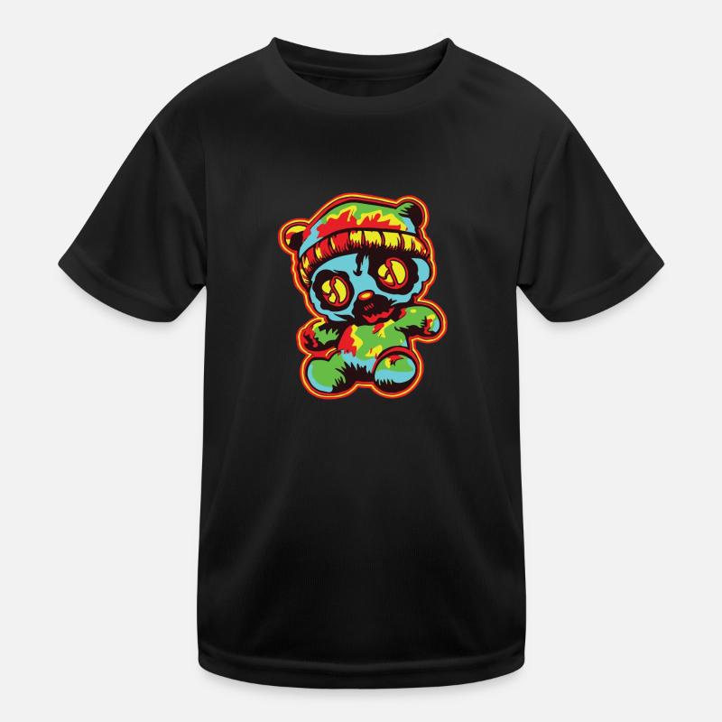 Horror Scare Bären Halloween Dämon Bär Kinder Funktions-T-Shirt