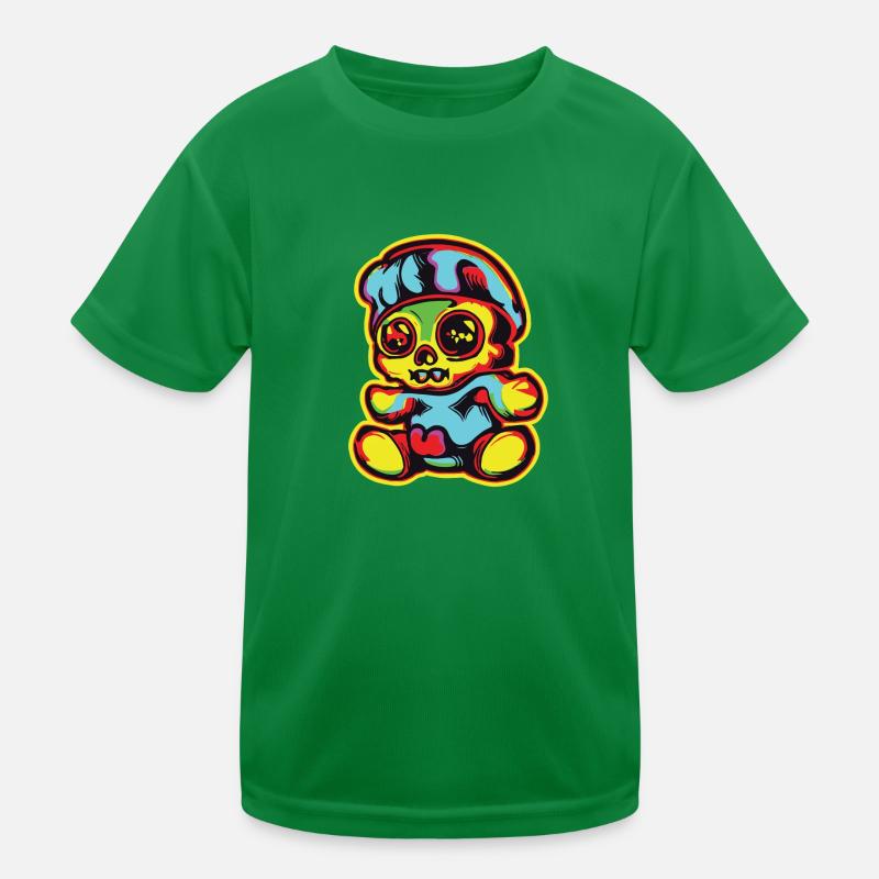Horreur Effrayant Ours Halloween Banshee Bea T-shirt sport Enfant