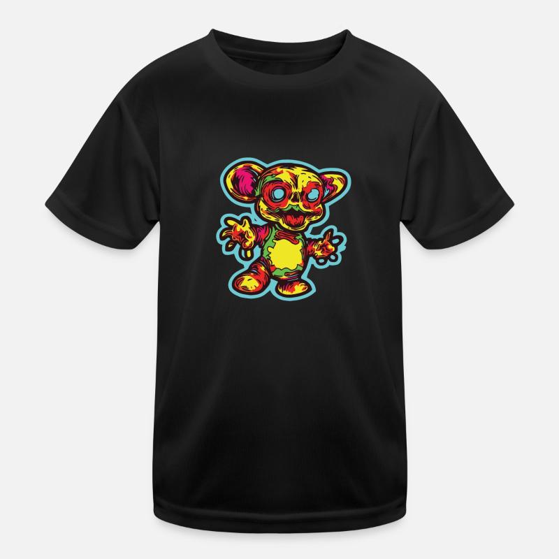 Horror Gruselbären Halloween DracuBear Kinder Funktions-T-Shirt