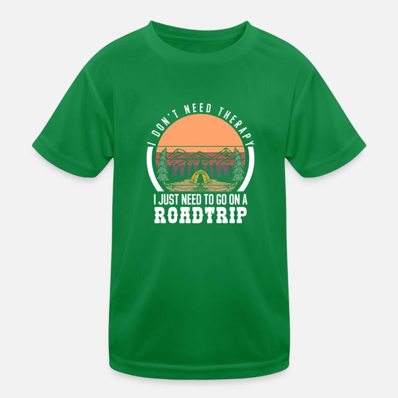 Road trip camping Kids Functional T-Shirt