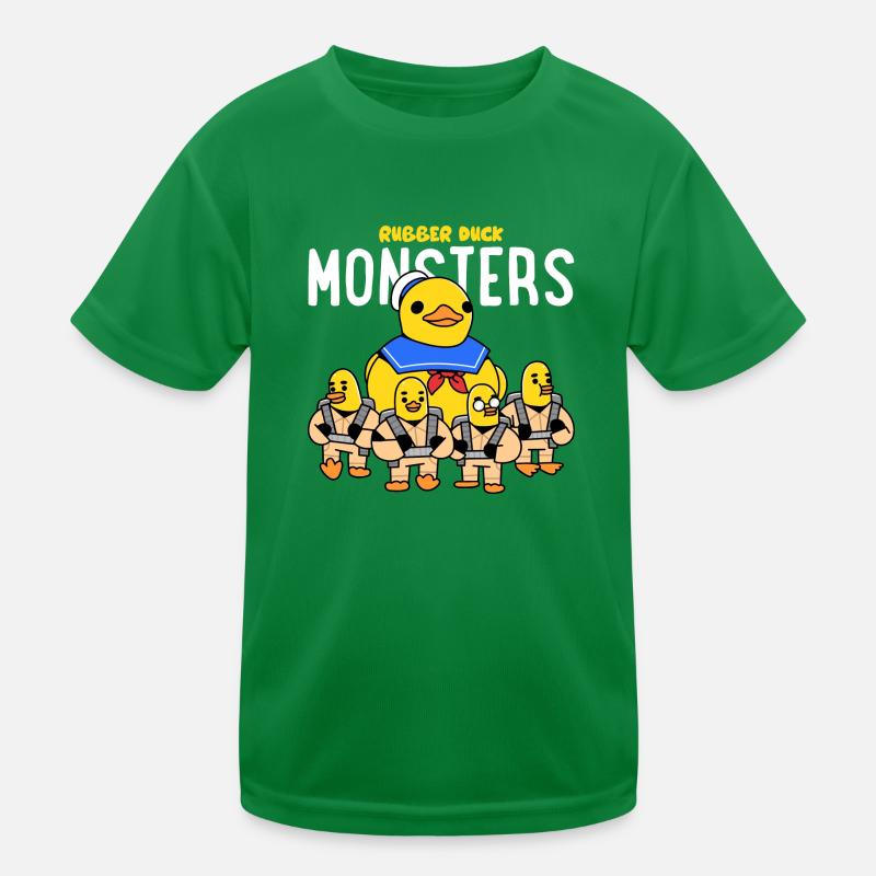 Rubber Duck Monsters a Kinder Funktions-T-Shirt