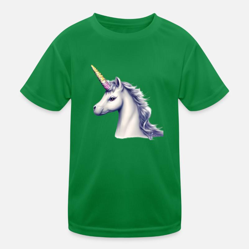 Einhorn Mädchen Einhörner Fabeltier Unicorn Kinder Funktions-T-Shirt