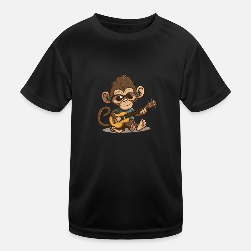 Felsen-Primat Kinder Funktions-T-Shirt