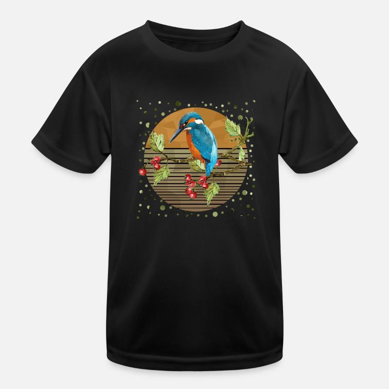 Bunter Vogel Kinder Funktions-T-Shirt