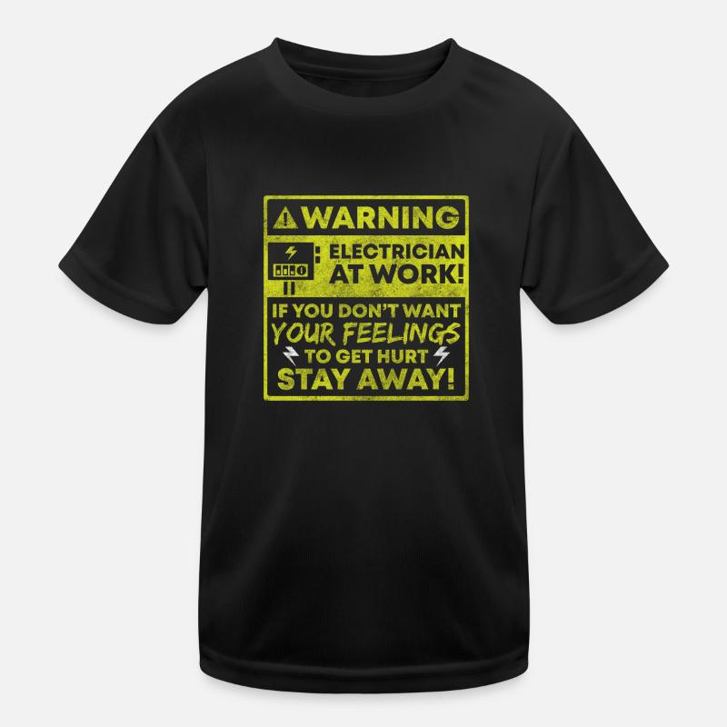 Électricité Artisanat Voltage Work T-shirt sport Enfant