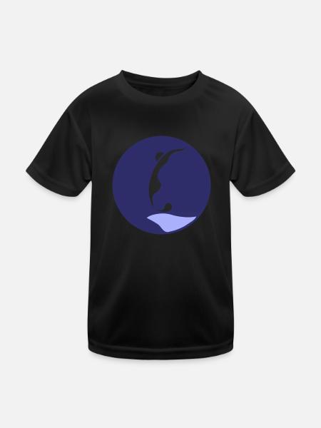 Beginning. The Great Leap into the Unknown - Kids Functional T-Shirt - black - Front