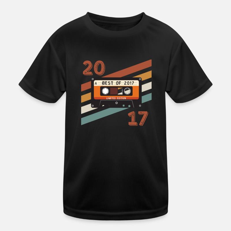 2017 rétro vintage anniversaire T-shirt sport Enfant