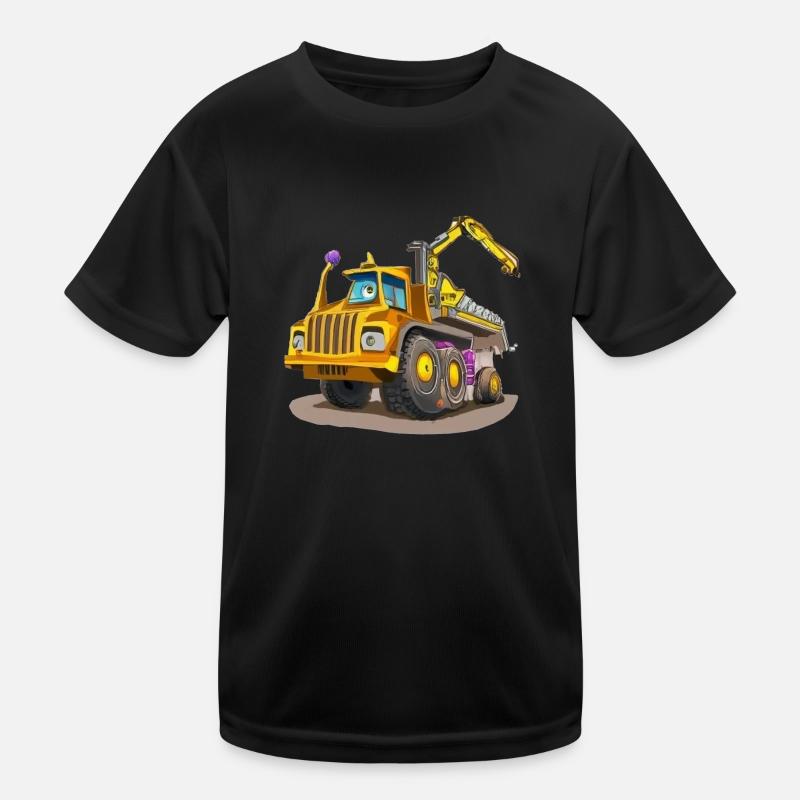 Drôles de monstres dans la construction T-shirt sport Enfant