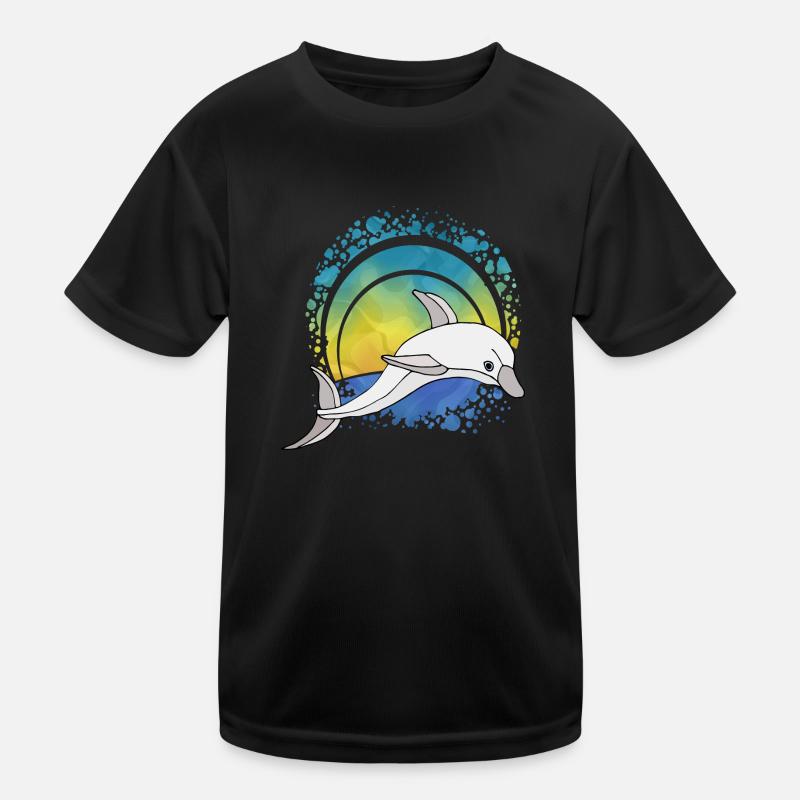Delfin Kinder Funktions-T-Shirt